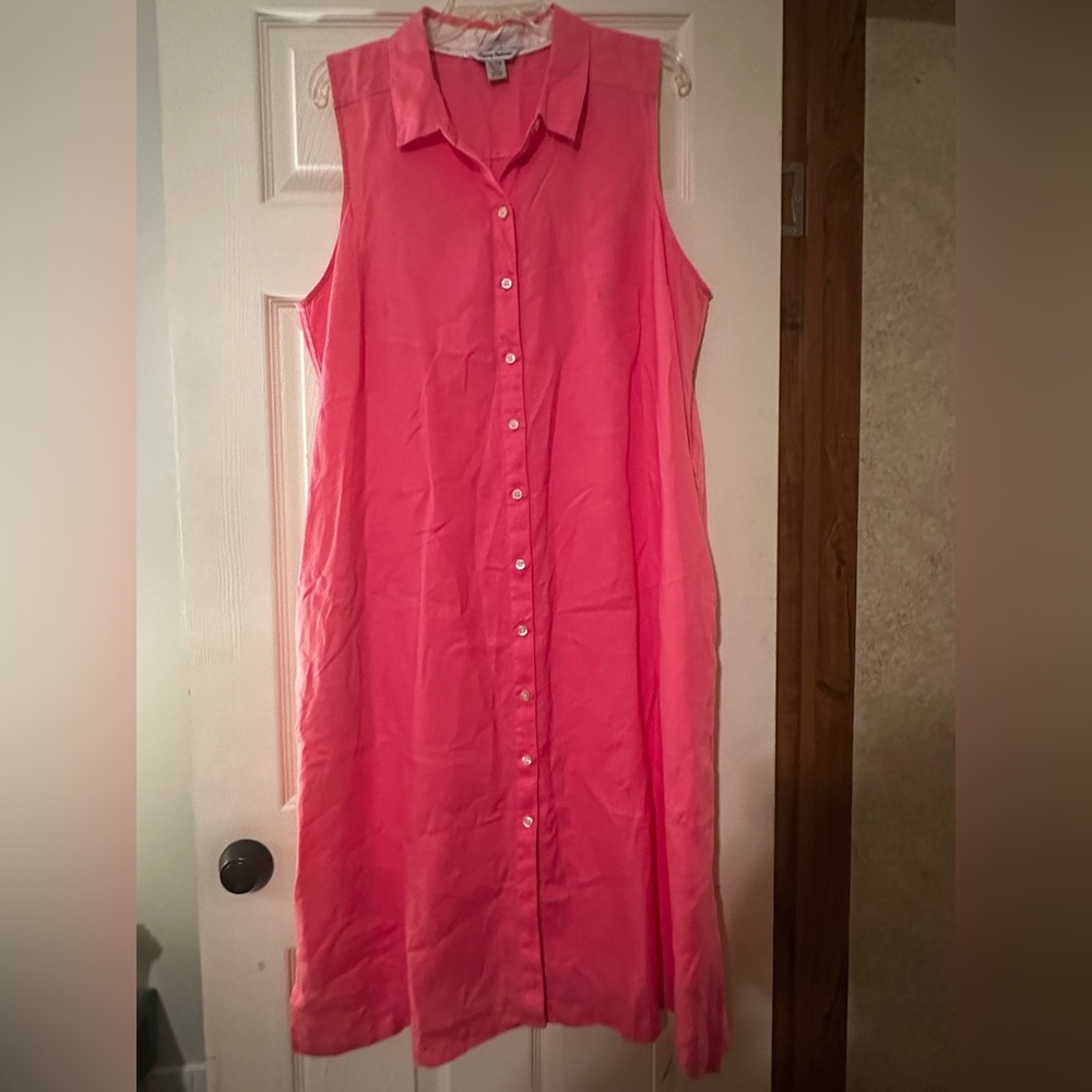 Tommy Bahama Vibrant Pink Sleeveless Dress